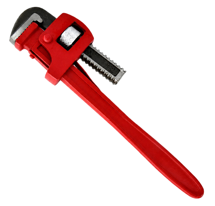 S600 Stillson Pipe Wrench, Epoxy Powder Coated Handle
